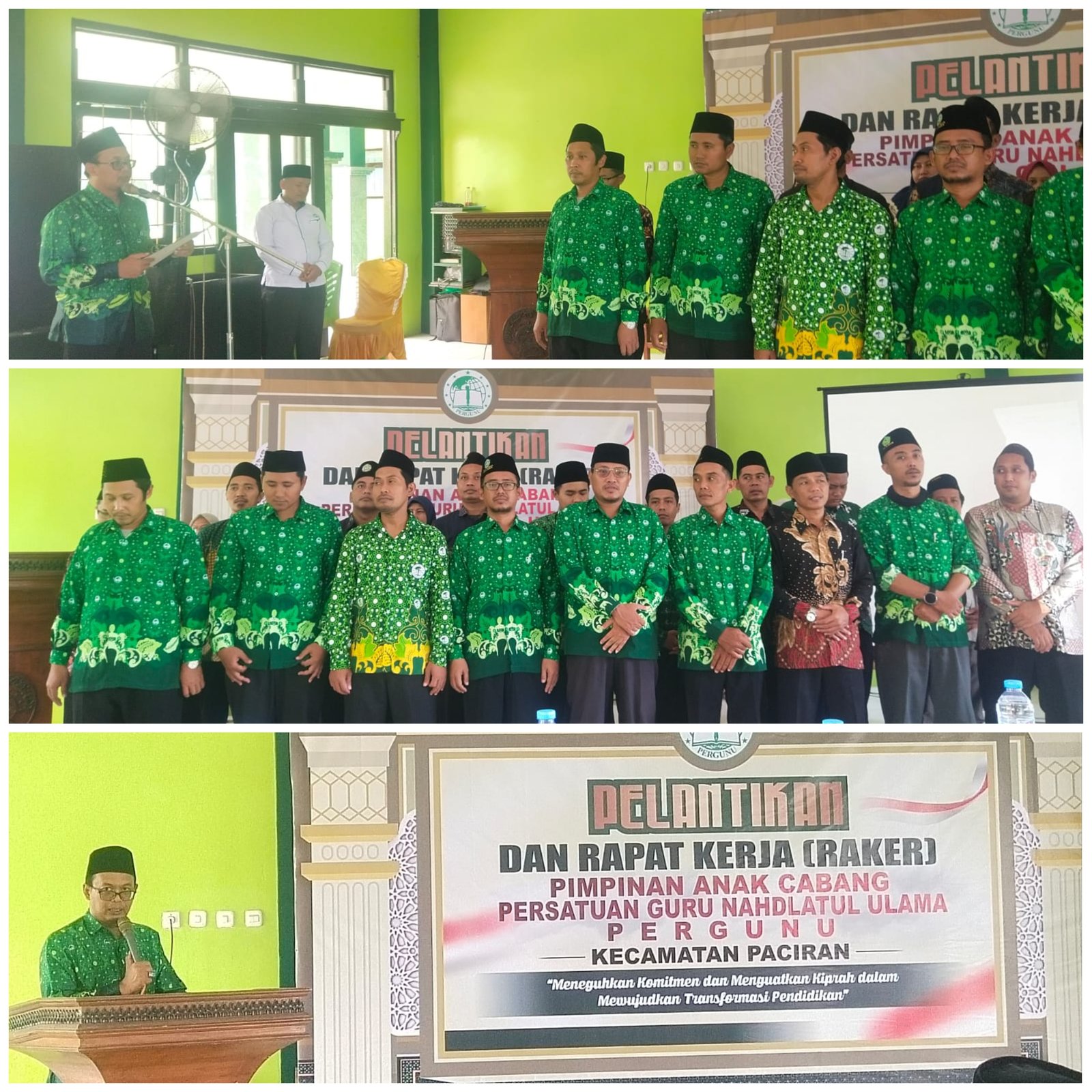 PAC Pergunu Paciran Kukuhkan Pengurus dan Selenggarakan Rapat Kerja, Teguhkan Komitmen Guru untuk Berkhidmat